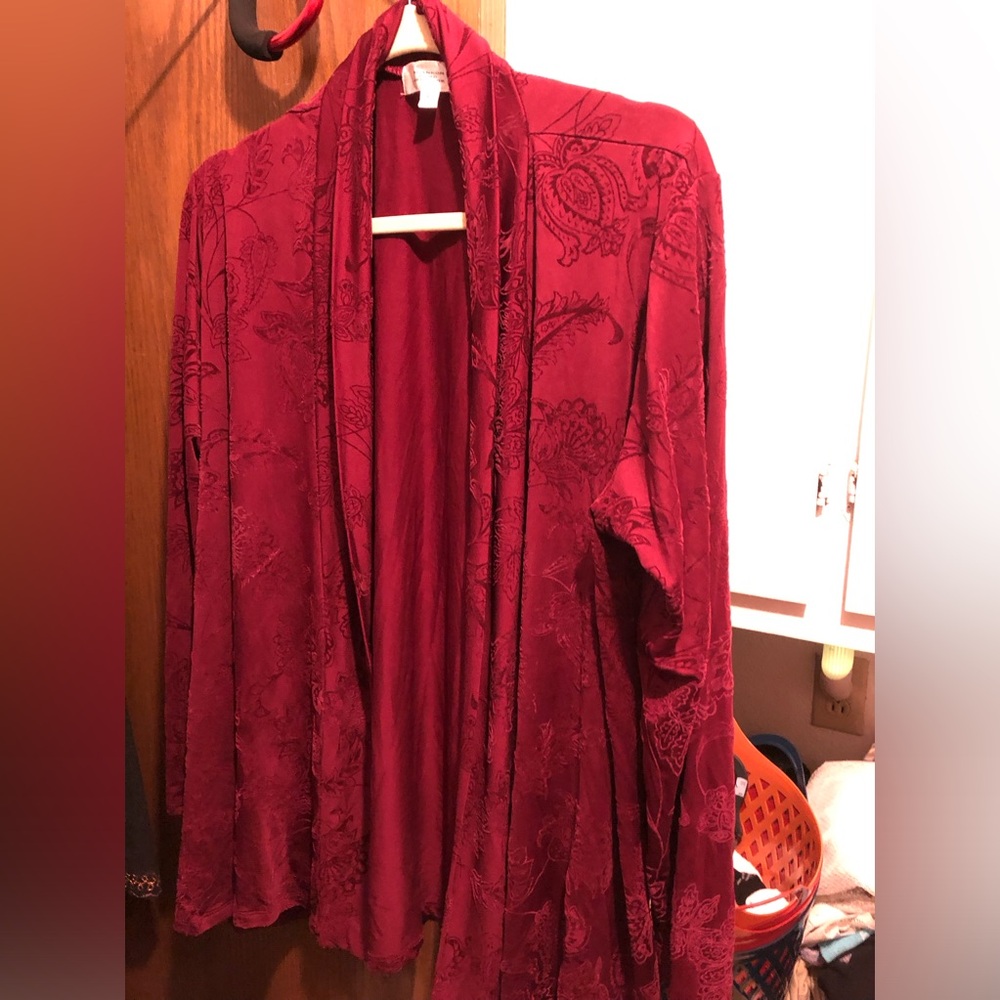Misplaced Shannon Ford Burnt Velvet Paisley Jacket- 852 $30 or $25 w/offer